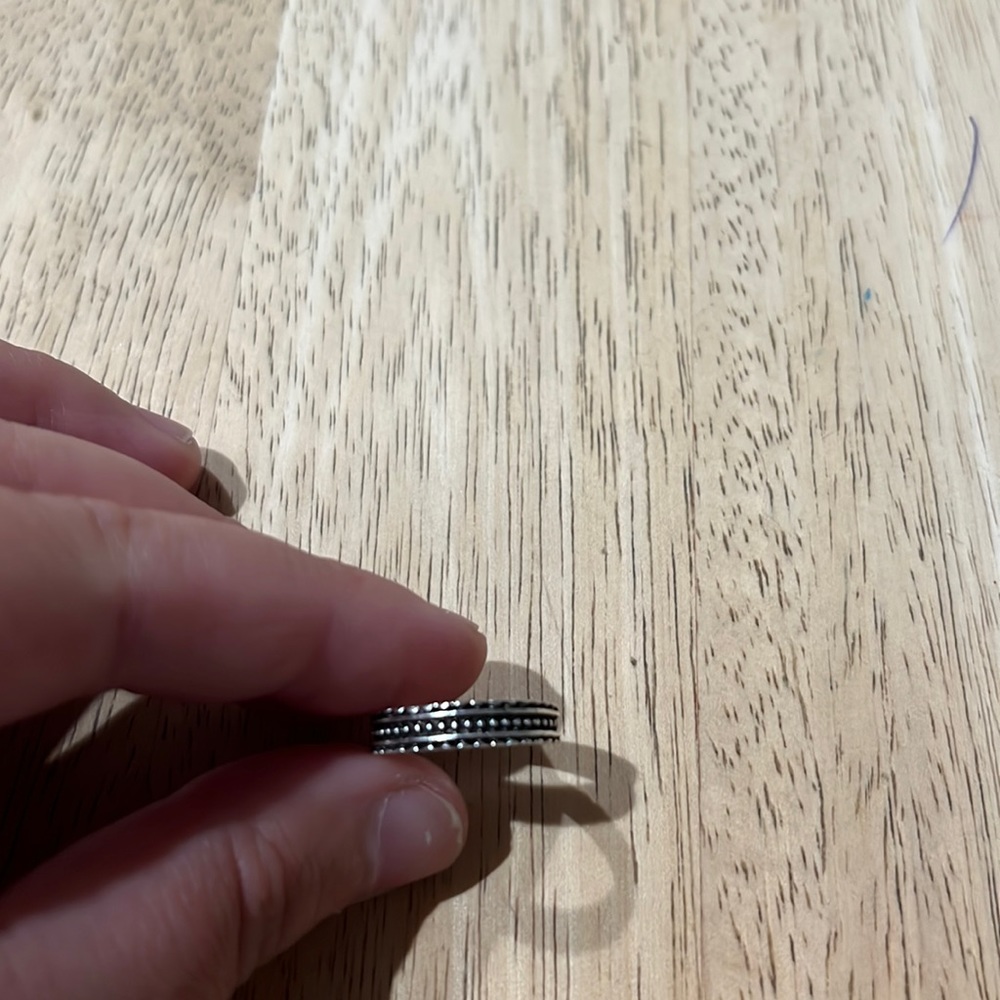 5 for $10 vintage silver band ring